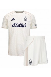 Fotbalové Dres Nottingham Forest Dětské Venkovní Oblečení 2025-26 Krátký Rukáv (+ trenýrky)